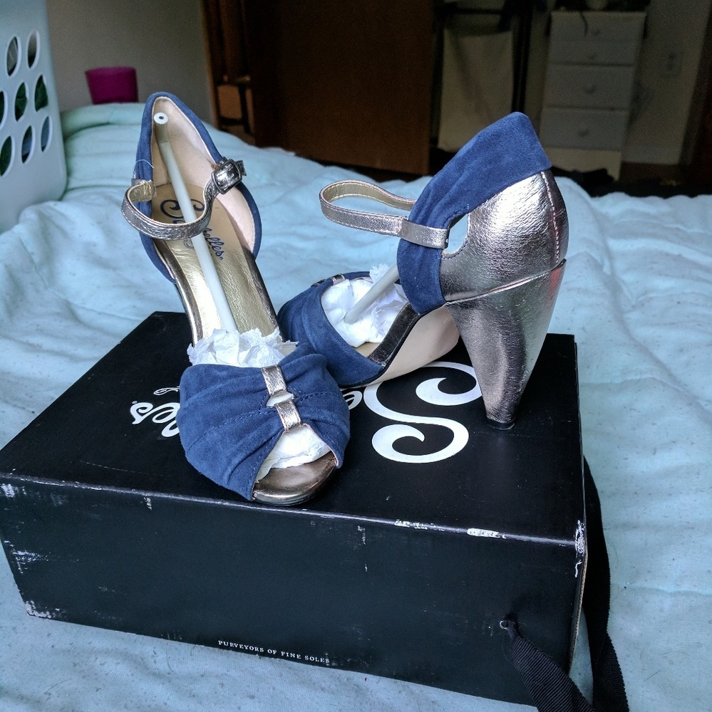 Seychelles Little Owl - leather&suede heels